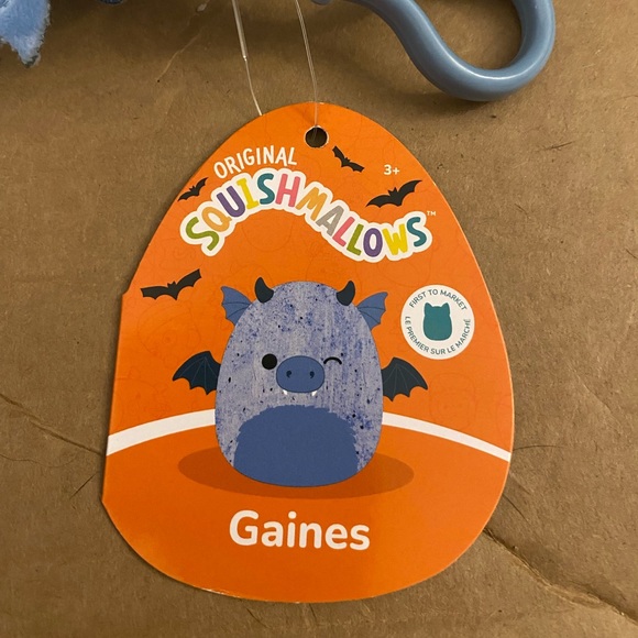 NWT Gaines the gargoyle Halloween Squishmallow clip - Picture 4 of 5